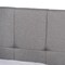 Baxton Studio Netti Light Grey Upholstered 2-Drawer Queen Size Platform Storage Bed 161-9903 - alternate 9